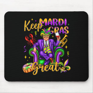 Behalt Mardi Gras Große Karnevalsumgebung Funny Tr Mousepad