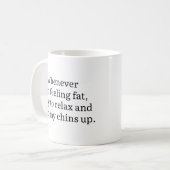 Behalt meine Chinesen auf Kaffeetasse (Vorderseite Links)