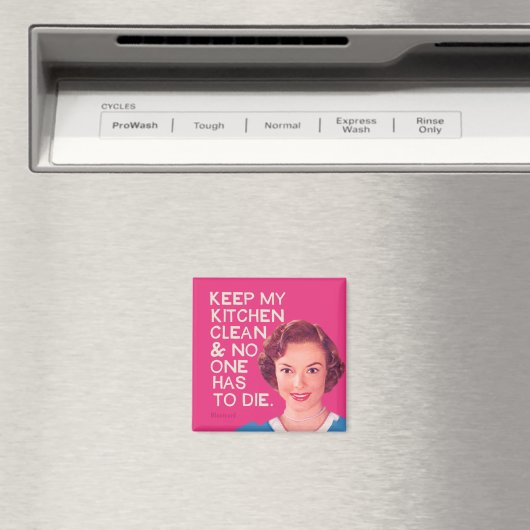 Behalt meine Küche sauber!!!! Magnet (In Situ (Geschirrspüler))