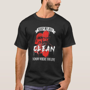 Behalt meinem Bus-Saubere-Schulbusfahrer Student P T-Shirt