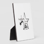 behalt, meinen hellen und leuchtenden Stern zu leu Fotoplatte (Seite)