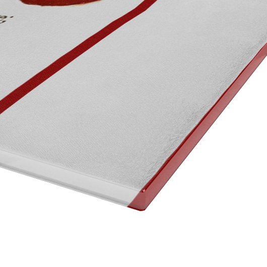 Behalt mir als Apfel deines Augenschneiders Schneidebrett (Ecke)