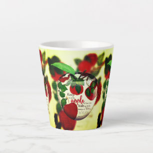 Behalt mir als den Apfel dein Auge (Psalm 17:8) Milchtasse