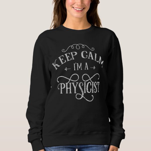 Behalt mir, ich bin Physikerwissenschaftler Physik Sweatshirt (Vorderseite)