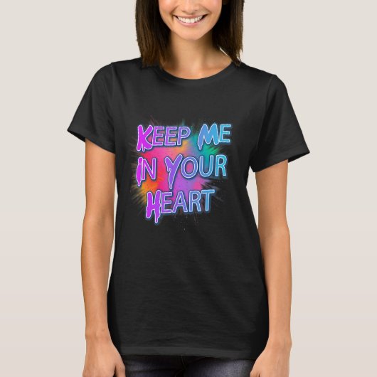 Behalt mir in deinem Sarcasm Puff T-Shirt (Vorderseite)