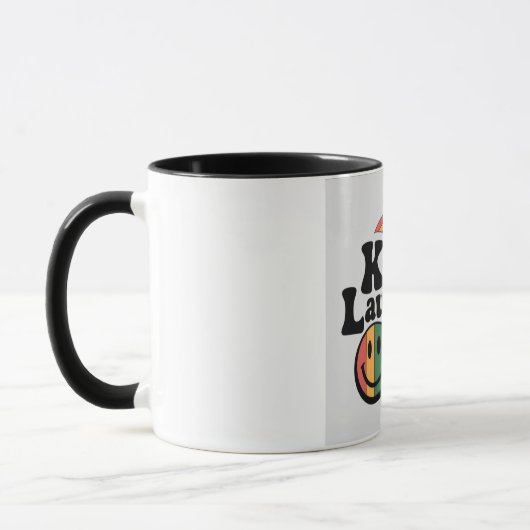 Behalt mit Lachen Tasse (Links)