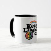 Behalt mit Lachen Tasse (Vorderseite Links)