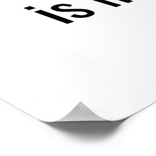 Behalt - Motivierend Poster (Ecke)