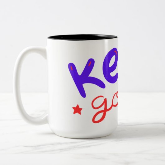 Behalt Motivierend Tasse - Inspirierend Kaffeebech (Links)
