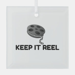 BEHALT MOVIE REEL ORNAMENT AUS GLAS