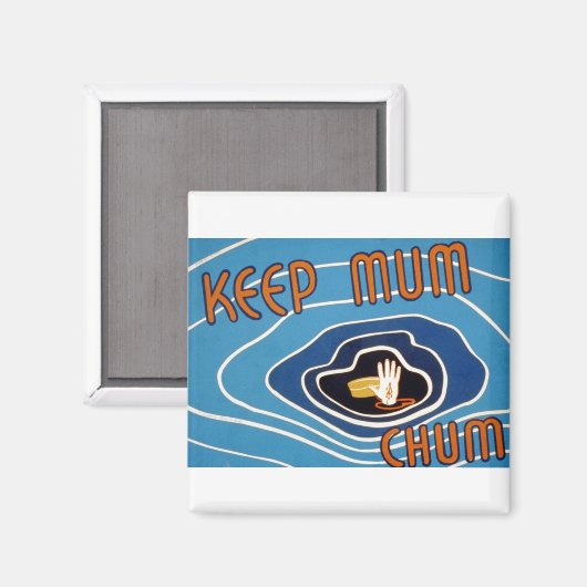 Behalt Mum Chum Magnet (Vorderseite/Rückseite)
