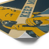 Behalt Mum Propaganda Poster (Ecke)