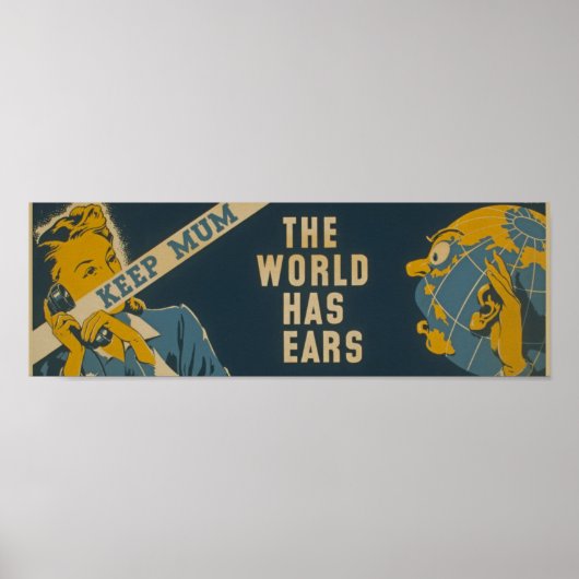 Behalt Mum Propaganda Poster (Vorne)