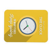 Behalt, nicht die Uhr gelb zu sehen Magnet (Horizontal)