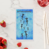 Behalt nur Schwimmen, Haie Serviette (Beispiel)