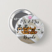 Behalt oder Design Ihrer eigenen Schaltfläche Hinz Button (Vorne & Hinten)