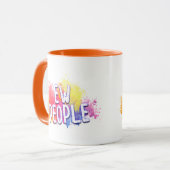 Behalt oder Design Sie Ihre eigene :-) Zwei-Tone-K Tasse (Vorderseite Links)