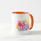 Behalt oder Design Sie Ihre eigene :-) Zwei-Tone-K Tasse (VorderseiteRechts)