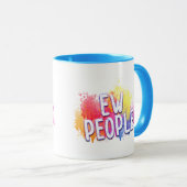 Behalt oder Design Sie Ihre eigene :-) Zwei-Tone-K Tasse (VorderseiteRechts)