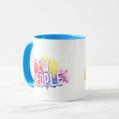 Behalt oder Design Sie Ihre eigene :-) Zwei-Tone-K Tasse (Vorderseite Links)