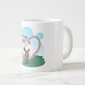 Behalt oder eigene erstellen Jumbo-Tasse (Vorderseite Rechts)