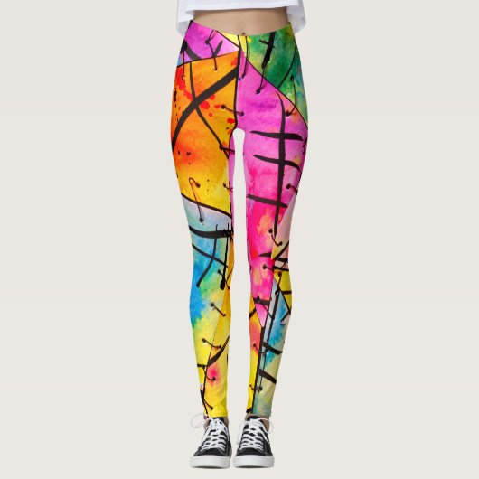 Behalt oder entwirft eigene Leggings (Vorderseite)