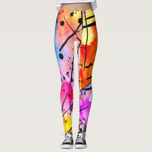 Behalt oder entwirft eigene Leggings (Vorderseite)