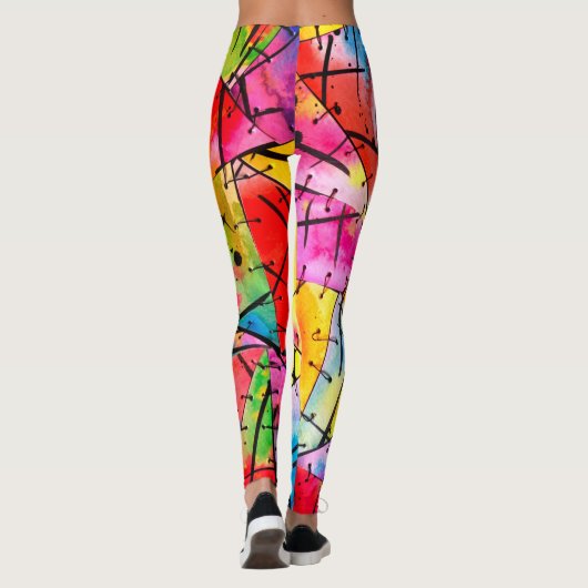 Behalt oder entwirft eigene Leggings (Rückseite)