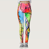 Behalt oder entwirft eigene Leggings (Vorderseite)