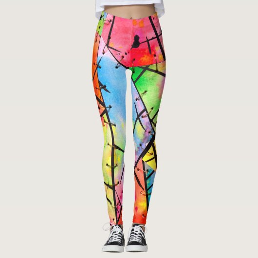 Behalt oder entwirft eigene Leggings (Vorderseite)