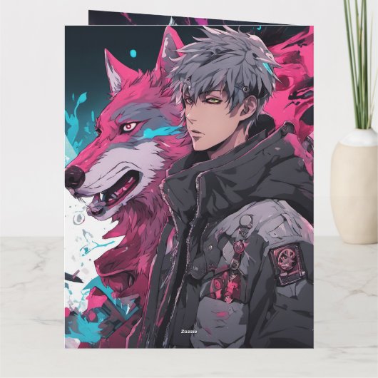 Behalt oder erstelle deine eigene Faltkarte Karte (Rückseite)