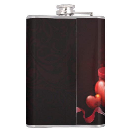 Behalt oder erstelle deinen eigenen Flask, 6 oz. H Flachmann (Rückseite)