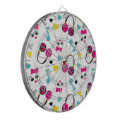 Behalt oder gestalte dein eigenes - Dartboard Dartscheibe (Vorderseite Links)