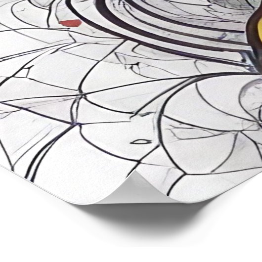 Behalt oder gestalte dein eigenes Poster (Ecke)