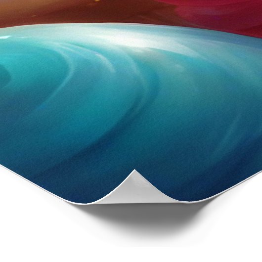 Behalt oder gestalte dein eigenes Poster (Ecke)