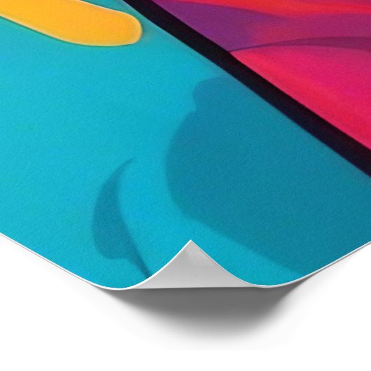 Behalt oder gestalte dein eigenes Poster (Ecke)