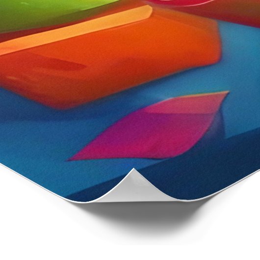 Behalt oder gestalte dein eigenes Poster (Ecke)