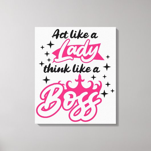 Behalt oder gestalte deine eigene : Leinwand (Glan (Vorderseite)