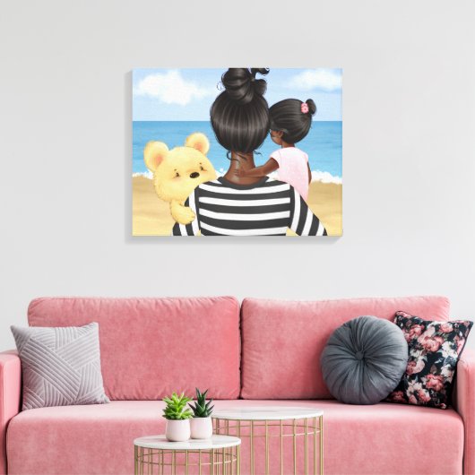 Behalt oder gestalte deine eigene Leinwand (Glanz) (Insitu (Wohnzimmer))