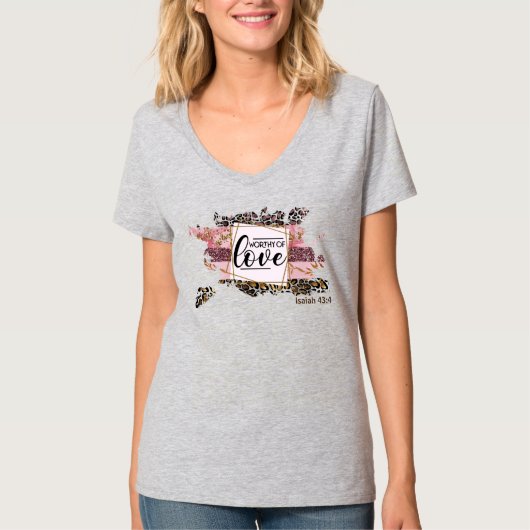 Behalt oder gestalten Sie Ihr eigenes - Isaiah 43: T-Shirt (Vorderseite)