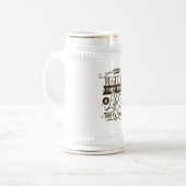 Behalt oder gestalten Sie Ihr eigenes - Stein Bierglas (Vorderseite Links)