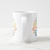 Behalt oder gestalten Sie Ihre eigene gigantische Jumbo-Tasse (Rückseite)