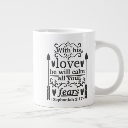 Behalt oder gestalten Sie Ihre eigene gigantische Jumbo-Tasse (Rechts)