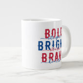 Behalt oder gestalten Sie Ihre eigene gigantische Jumbo-Tasse (Vorderseite Rechts)