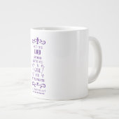Behalt oder gestalten Sie Ihre eigene gigantische  Jumbo-Tasse (Vorderseite Rechts)