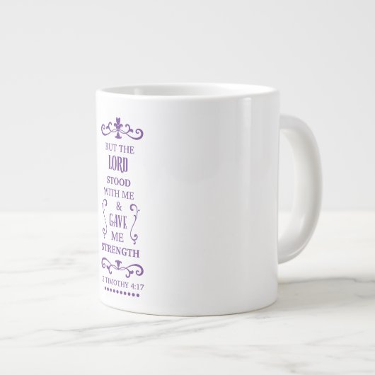 Behalt oder gestalten Sie Ihre eigene gigantische  Jumbo-Tasse (Vorderseite Rechts)