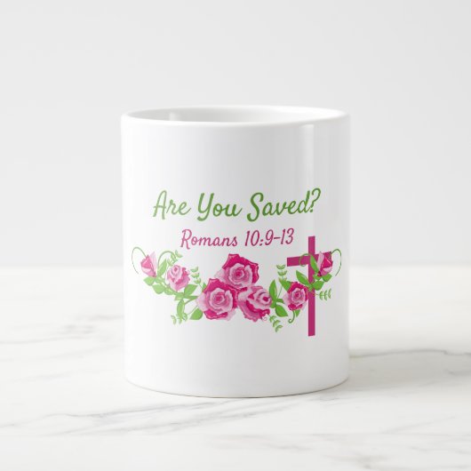 Behalt oder gestalten Sie Ihre eigene Jumbo-Tasse (Vorderseite)