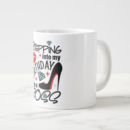 Behalt oder gestalten Sie Ihre eigene Jumbo-Tasse (Vorderseite Rechts)