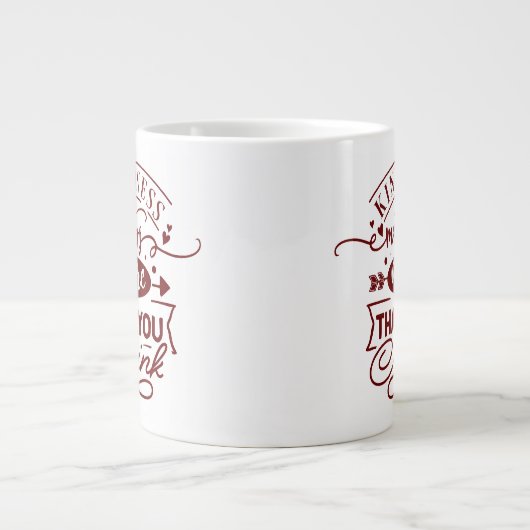 Behalt oder gestalten Sie Ihre eigene Jumbo-Tasse (Vorderseite)