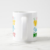 Behalt oder gestalten Sie Ihre eigene Jumbo-Tasse (Rückseite)